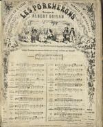 Les Porcherons ! Opéra-comique en 3 actes, paroles de M. Sauvage, musique de Albert Grisar.  Romance de la lettre.
